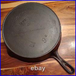 Wagner Sidney, O Cast Iron Skillet #9, Heat Ring, MM c, circa 1900-1915