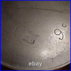 Wagner Sidney, O Cast Iron Skillet #9, Heat Ring, MM c, circa 1900-1915