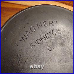 Wagner Sidney, O Cast Iron Skillet #9, Heat Ring, MM c, circa 1900-1915