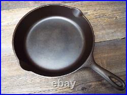 Wagner Stylized Logo 3 PC Cast Iron Skillet Set 10-1/2, 9, & 6-1/2, restored