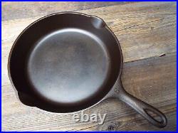 Wagner Stylized Logo 3 PC Cast Iron Skillet Set 10-1/2, 9, & 6-1/2, restored