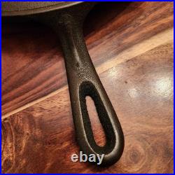 Wagner (Unmarked) Hand Griddle #9, MIUSA, Screw Mark, MM B, Restored