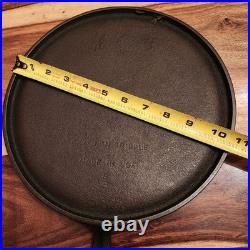 Wagner (Unmarked) Hand Griddle #9, MIUSA, Screw Mark, MM B, Restored