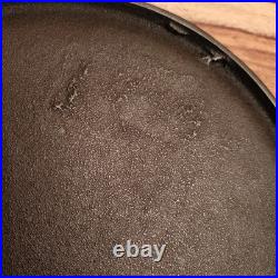 Wagner (Unmarked) Hand Griddle #9, MIUSA, Screw Mark, MM B, Restored