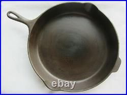 Wagner Ware -0- Sidney No 12 Cast Iron Skillet 1062 Rare Vintage Good Condition