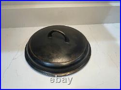 Wagner Ware 10.5 1891 Cast Iron Chicken Fryer Self Basting Lid (Griswold)