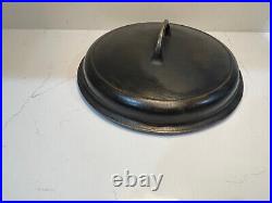 Wagner Ware 10.5 1891 Cast Iron Chicken Fryer Self Basting Lid (Griswold)