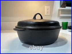 Wagner Ware 10.5 1891 Cast Iron Chicken Fryer Self Basting Lid (Griswold)