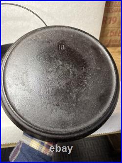 Wagner Ware 10 Tite-Top Dutch Oven Pat Mar 16 1920 No Legs FREE SHIPPING C1