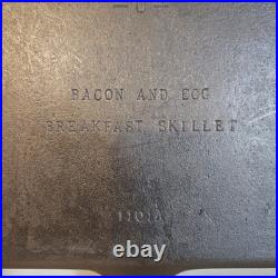 Wagner Ware 1101A Bacon and Egg Breakfast Skillet