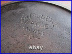 Wagner Ware #13 Cast Iron Skillet Pan #1063 Heat Ring