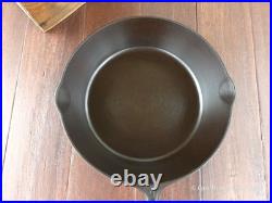 Wagner Ware #9 Cast Iron Deep Skillet Chicken Fryer & Matching Cover Restored
