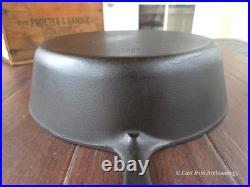 Wagner Ware #9 Cast Iron Deep Skillet Chicken Fryer & Matching Cover Restored