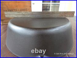 Wagner Ware #9 Cast Iron Deep Skillet Chicken Fryer & Matching Cover Restored