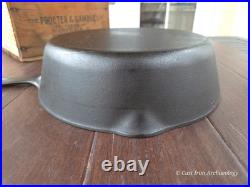 Wagner Ware #9 Cast Iron Deep Skillet Chicken Fryer & Matching Cover Restored