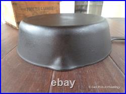 Wagner Ware #9 Cast Iron Deep Skillet Chicken Fryer & Matching Cover Restored