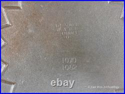 Wagner Ware #9 Cast Iron Deep Skillet Chicken Fryer & Matching Cover Restored