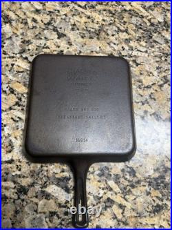 Wagner Ware Breakfast Skillet Completely Restored Sits Flat Ready To Cook