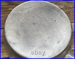 Wagner Ware Cast Iron #12 Skillet with Nickel Finish