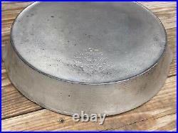 Wagner Ware Cast Iron #12 Skillet with Nickel Finish