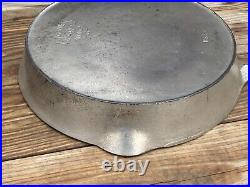 Wagner Ware Cast Iron #12 Skillet with Nickel Finish