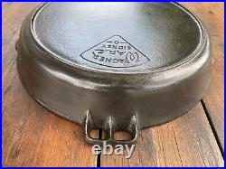 Wagner Ware Cast Iron #13 Pie Logo Skillet