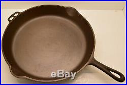 Wagner Ware Cast Iron #14 1064 Skillet with 1073 Ringed Skillet Cover Lid