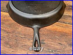 Wagner Ware Cast Iron #14 Skillet with Heat Ring and Two Finger Assist Tab