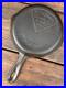 Wagner Ware Cast Iron #3 Pie Logo Skillet
