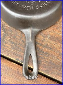 Wagner Ware Cast Iron #3 Pie Logo Skillet