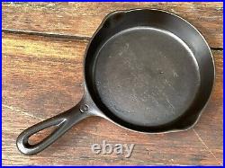 Wagner Ware Cast Iron #3 Pie Logo Skillet