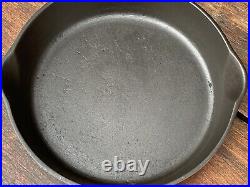 Wagner Ware Cast Iron #3 Pie Logo Skillet