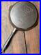 Wagner Ware Cast Iron #4 SMOOTH Bottom Skillet with Wooden Handle