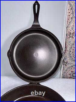 Wagner Ware Cast Iron 5 Star Double Skillet with Hinged Lid
