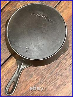 Wagner Ware Cast Iron #7 Arc Logo Skillet