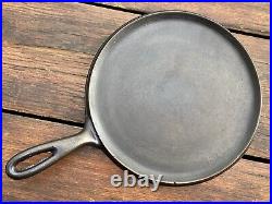 Wagner Ware Cast Iron #7 Oldest Style Arc Logo Griddle