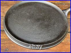 Wagner Ware Cast Iron #7 Oldest Style Arc Logo Griddle