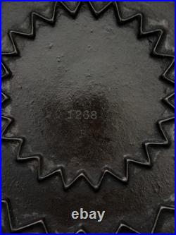 Wagner Ware Cast Iron #8 Fully Marked Drip Drop Roaster Lid #1268 Free Fast Ship