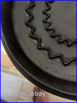 Wagner Ware Cast Iron #8 Fully Marked Drip Drop Roaster Lid #1268 Free Fast Ship