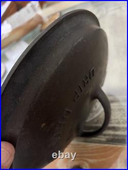 Wagner Ware Cast Iron #8 Fully Marked Drip Drop Roaster Lid #1268 Free Fast Ship