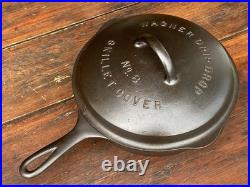 Wagner Ware Cast Iron #8 Skillet with Matching Fully Marked Lid