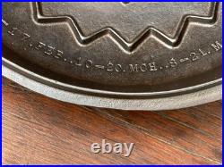 Wagner Ware Cast Iron #8 Skillet with Matching Fully Marked Lid