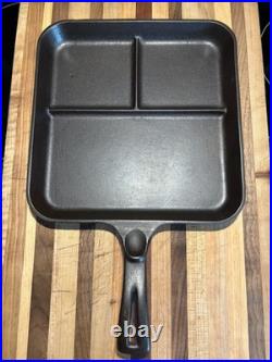 Wagner Ware Cast Iron Bacon and Egg skilet