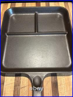 Wagner Ware Cast Iron Bacon and Egg skilet