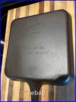 Wagner Ware Cast Iron Bacon and Egg skilet