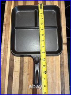 Wagner Ware Cast Iron Bacon and Egg skilet