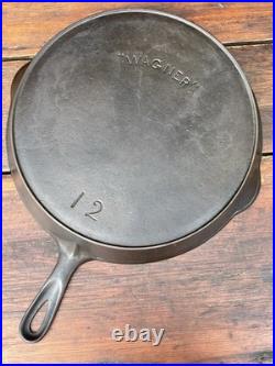 Wagner Ware Cast Iron First Series Matching Skillet Set (7-12)