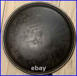Wagner Ware Cast Iron Griddle Skillet No. 8 Heat Ring Great Condition Restored