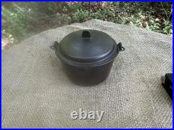 Wagner Ware Cast Iron Hot Pot with Lid