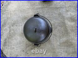 Wagner Ware Cast Iron Hot Pot with Lid
